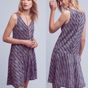MAEVE For ANTHROPOLOGIE Westwater Zig Zag Dress H7